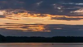 Zachód słońca nad jeziorem Kisajno - zdjęcie 18