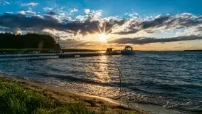 Zachód Słońca, Pierkunowo, jezioro Kisajno, lipiec 2020 - zdjęcie 7