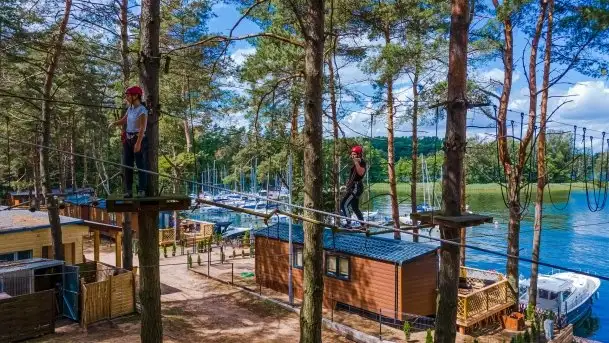 Park linowy Hotel Tajty, Wilkasy koło Giżycka - zdjęcie 1