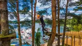 Park linowy Hotel Tajty, Wilkasy koło Giżycka - zdjęcie 4