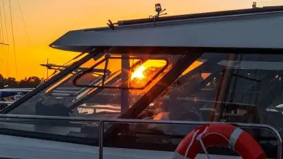 Zachód słońca w Tle Dla Mew, sierpień 2020 r.