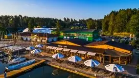 Wschód Słońca, Wilkasy, jezioro Niegocin, sierpień 2020 r. - zdjęcie 3