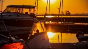 Wschód Słońca, Wilkasy, jezioro Niegocin, sierpień 2020 r. - zdjęcie 40