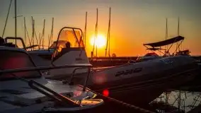 Wschód Słońca, Wilkasy, jezioro Niegocin, sierpień 2020 r. - zdjęcie 42