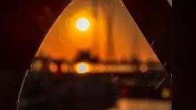 Wschód Słońca, Wilkasy, jezioro Niegocin, sierpień 2020 r. - zdjęcie 20