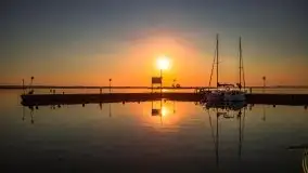 Wschód Słońca, Wilkasy, jezioro Niegocin, sierpień 2020 r. - zdjęcie 67