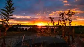 Zachód Słońca przy miejscowości Sterławki, sierpień 2020 r. - zdjęcie 25