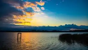 Zachód słońca nad jeziorem Ławki, wrzesień 2020 r. - zdjęcie 19