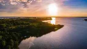 Zachód słońca nad jeziorem Dargin - zdjęcie 26