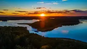 Zachód słońca nad jeziorem Kisajno - zdjęcie 45