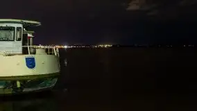 Port AZS Wilkasy skąpany w ciemnościach nocy - zdjęcie 25