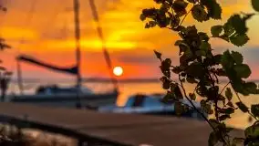 Wrześniowy zachód słońca w porcie Nowy Harsz, jez. Dargin - zdjęcie 22