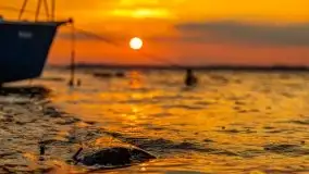 Wrześniowy zachód słońca w porcie Nowy Harsz, jez. Dargin - zdjęcie 43