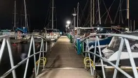 Noc w porcie PTTK Wilkasy nad jeziorem Niegocin - zdjęcie 5