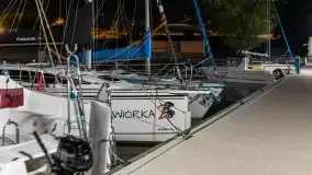 Noc w porcie PTTK Wilkasy nad jeziorem Niegocin - zdjęcie 19