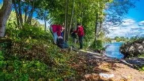 Sprzątanie Świata (Mazur) przez Rotarack Giżycko i Giżycką Grupę Regatową - zdjęcie 34