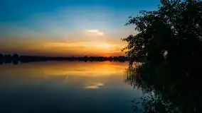 Zachód słońca nad jeziorem Tajty, wrzesień 2020 r. - zdjęcie 2