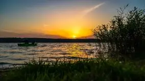 Październikowy wschód słońca nad jeziorem Kruklin - zdjęcie 47