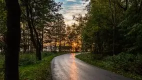 Wschód słońca, okolice i jezioro Kisajno, październik 2020 - zdjęcie 18