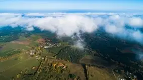 Mgła nad jeziorem Dargin i Nowym Harszem - zdjęcie 43