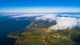 Mgła nad jeziorem Dargin i Nowym Harszem - zdjęcie 41