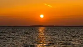 Zachód słońca, jezioro Dargin, przystań Melnik - zdjęcie 25