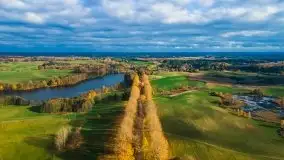 Mazurska jesień z lotu mewy, listopad 2020 r. - zdjęcie 17