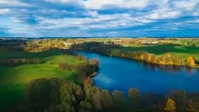 Mazurska jesień z lotu mewy, listopad 2020 r. - zdjęcie 18