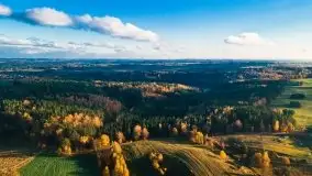 Mazurska jesień z lotu mewy, listopad 2020 r. - zdjęcie 48