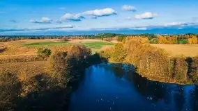 Mazurska jesień z lotu mewy, listopad 2020 r. - zdjęcie 47