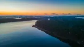 Pierwszy śnieg i wschód słońca nad jeziorem Boczne - zdjęcie 33