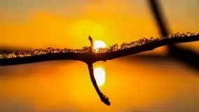 Pierwszy śnieg i wschód słońca nad jeziorem Boczne - zdjęcie 62