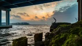 Wschód słońca przy moście Sztynorckim i jeziorze Dargin - zdjęcie 10