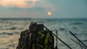 Wschód słońca przy moście Sztynorckim i jeziorze Dargin - zdjęcie 9