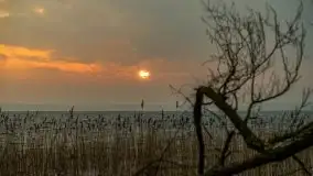 Wschód słońca przy moście Sztynorckim i jeziorze Dargin - zdjęcie 33