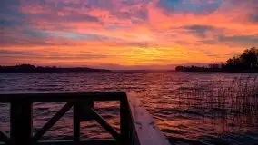 Piękny, grudniowy wschód słońca nad jeziorem Święcajty, 2020 - zdjęcie 20