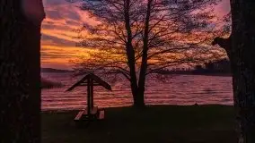 Piękny, grudniowy wschód słońca nad jeziorem Święcajty, 2020 - zdjęcie 6