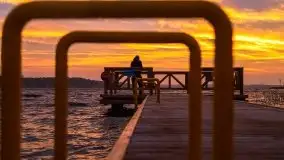 Piękny, grudniowy wschód słońca nad jeziorem Święcajty, 2020 - zdjęcie 17