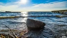 Wietrzne i jesienne jezioro Śniardwy, grudzień 2020 r. - zdjęcie 3