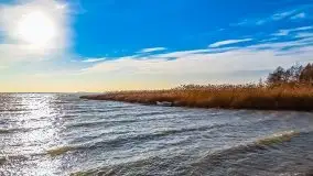 Wietrzne i jesienne jezioro Śniardwy, grudzień 2020 r. - zdjęcie 4