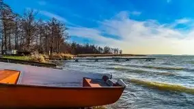 Wietrzne i jesienne jezioro Śniardwy, grudzień 2020 r. - zdjęcie 20