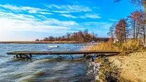 Wietrzne i jesienne jezioro Śniardwy, grudzień 2020 r. - zdjęcie 27