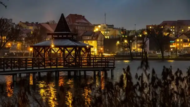 Nocny i świąteczny Kętrzyn, grudzień 2020 r.