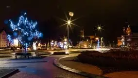 Nocny i świąteczny Kętrzyn, grudzień 2020 r. - zdjęcie 16