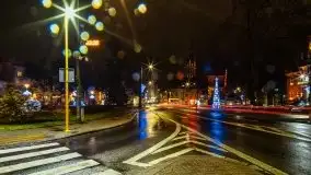 Nocny i świąteczny Kętrzyn, grudzień 2020 r. - zdjęcie 14