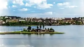 Przedwojenne pokolorowane zdjęcia Mikołajek (Nikolaiken) - zdjęcie 1