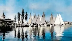 Przedwojenne pokolorowane zdjęcia Mikołajek (Nikolaiken) - zdjęcie 29