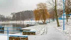 Zimowa szarówka w Rucianem-Nidzie - zdjęcie 16