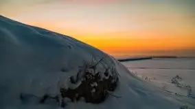 Zimowy wschód słońca nad jeziorem Dargin i... -27 stopni - zdjęcie 42