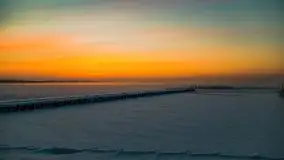 Zimowy wschód słońca nad jeziorem Dargin i... -27 stopni - zdjęcie 45